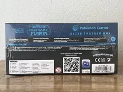 New Sealed Pokemon Center Exclusive Phantasmal Flames Elite Trainer Box ETB - Image 5