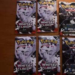 Pokemon TCG Black Bolt & White Flare Sealed Booster Packs | English | X8 Packs - Image 2
