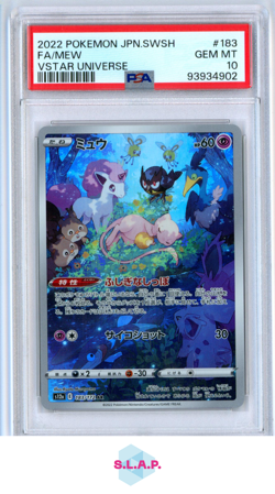 FA/MEW VSTAR UNIVERSE POKEMON JAP SWORD & SHIELD VSTAR UNIVERSE 2022 183 PSA 10 - Image 1