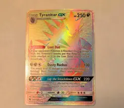 Tyranitar GX (Secret) 223/214 Sm-Lost Thunder Holo Pokemon - MP - Image 1