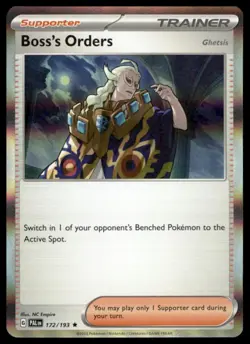 SV02: Paldea Evolved #172/193 Boss's Orders Reverse Holo - Image 1
