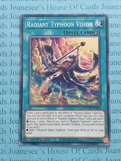 DOOD-EN063 Radiant Typhoon Vision Yu-Gi-Oh Card 1st Edition New - Image 1