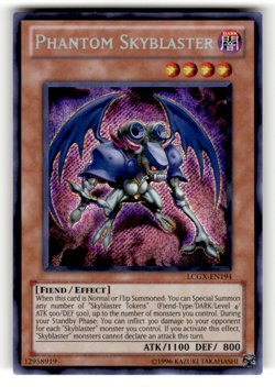 Phantom Skyblaster LCGX-EN194 Unlimited Secret Rare Legendary Collection 2 LP - Image 1