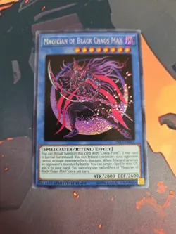 Yu-Gi-Oh! TCG Magician of Black Chaos MAX TN19-EN002 Prismatic Secret Rare MP - Image 1