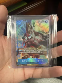 Edward Newgate (Alt Art) OP13-042 SR Carrying on His Will/JAPANESE ONE PIECE TCG - Image 1