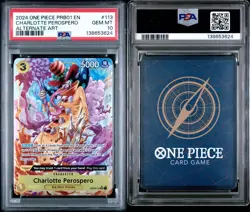 2024 One Piece Premium Booster Charlotte Perospero Alternate Art OP03-113 - Image 3