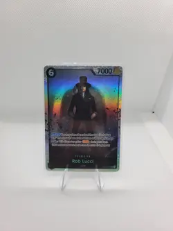 ONE PIECE PILLARS OF STRENGTH ROB LUCCI OPO3-92 SR HOLO SUPER RARE - Image 1