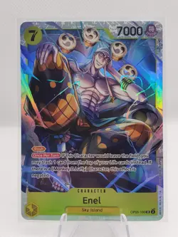 Enel One Piece Card Game OP05-100 Super Rare English - Image 1