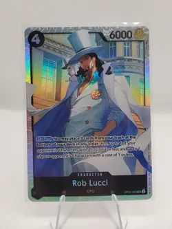 One Piece Card Game - Rob Lucci - OP05-093 - Super Rare English - Image 1