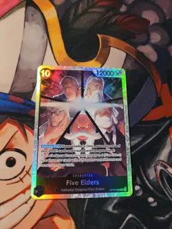 Five Elders OP13-082 Carrying On His Will SR One Piece TCG NM - Image 1