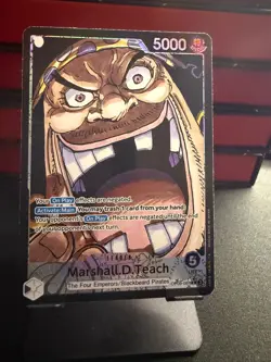 One Piece TCG -Marshall.D.Teach - OP09-081 - Emperors in the New World - Alt Art - Image 1