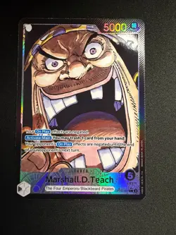 One Piece TCG -Marshall.D.Teach - OP09-081 - Emperors in the New World - Alt Art - Image 3