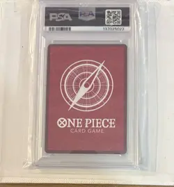 One Piece CCG OP12-001 Silvers Rayleigh Legacy of the Master. Alt. Art. PSA 10. - Image 2