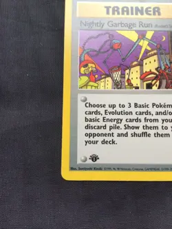 Pokemon Cards: Team Rocket 1st Edition Uncommon: Nightly Garbage Run 77/82 - Image 5