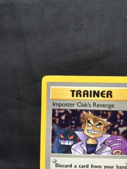 Pokemon Cards: Team Rocket 1st Edition Uncommon: Imposter Oak's Revenge 76/82 - Image 2