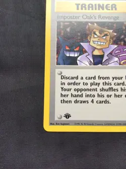 Pokemon Cards: Team Rocket 1st Edition Uncommon: Imposter Oak's Revenge 76/82 - Image 5