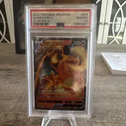 Charizard V #014 PSA 10 Gem Mint S9: Star Birth Holo (Japanese) Pokemon Card TCG - Image 1