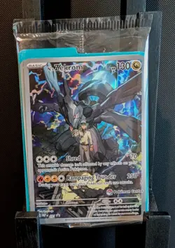 Pokemon Center N's Zekrom 031 Black Star Promo Card I PC STAMPED I Sealed - Image 2