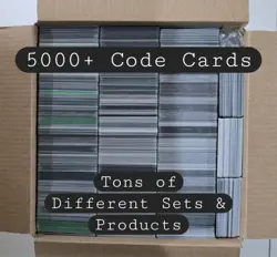Pokemon TCG HUGE Code Card Lot 5000+ Codes Various Sets & Products SEE DESCRIPTI - Image 1