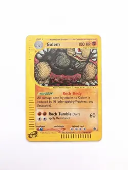 Golem 14/165 Expedition Holo Rare Pokemon Card WOTC English – LP/Played Vintage - Image 1