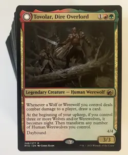 MTG Magic The Gathering Tovolar, Dire Overlord 🐺 Budget 100 Card Commander Deck - Image 1
