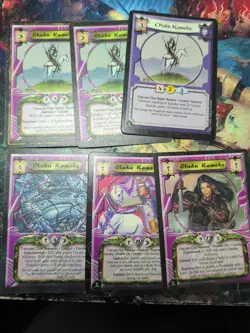 L5R Legend of the Five Rings Otaku Kamoko Set Cards - Image 1