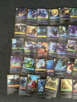 League of Legends Riftbound TCG Card Lot of 50 Rare Foil Holo Cards English NM - Image 2