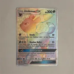 Pokemon Umbreon GX Full Art Holo Card 154/149 English Standard - Image 1