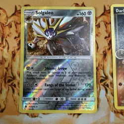 Pokemon Solgaleo 87/145 Dark Houndoom 37/109 Gigalith 71/149 (HP Lot of 3 cards) - Image 3