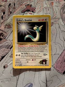 Erika's Dratini | Gym Heroes 042/132 | Excellent | Vintage 2000 Pokemon Card - Image 1