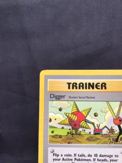 Pokemon Cards: Team Rocket 1st Edition Uncommon: Digger 75/82 - Image 2
