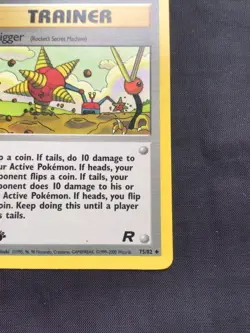 Pokemon Cards: Team Rocket 1st Edition Uncommon: Digger 75/82 - Image 4