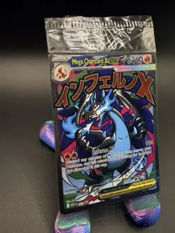 Pokemon Mega Evolution EX Mega Charizard X Pack Collectible Card Game - Image 2