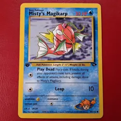 Misty's Magikarp 88/132 Gym Challenge Regular First Edition Pokemon Card LP Wotc - Image 1