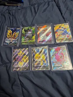 2020-24 Pokemon TCG Full Art V Card LOT (7 cards) - Image 1