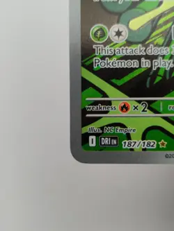 Pokemon TCG Team Rockets Spidops Illustration Rare Card 187/182 Destined Rivals - Image 4
