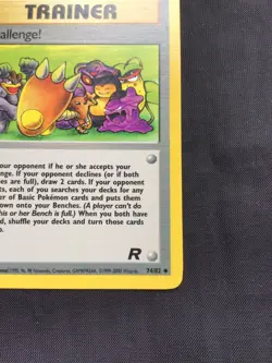 Pokemon Cards: Team Rocket 1st Edition Uncommon: Challenge! 74/82 - Image 4