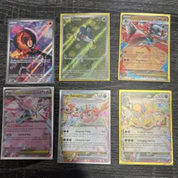 Pokemon Cards Lot Of 6 EX surging sparks mega evolutions Art Holo Promo mint - Image 1