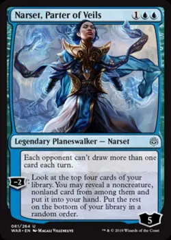 MTG English Narset, Parter of Veils NM Normal War of the Spark - Image 1