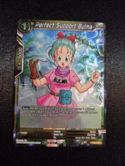 Perfect Support Bulma Holo Dragon Ball Super Card Game - Image 1