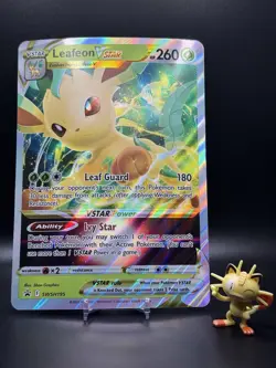 Leafeon VSTAR SWSH195 Jumbo Cards Holo - Image 1