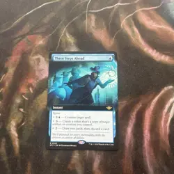 MTG Three Steps Ahead Foil Outlaws of Thunder Junction Promo Pack NM - Image 1