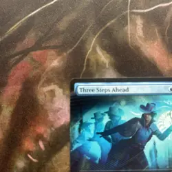 MTG Three Steps Ahead Foil Outlaws of Thunder Junction Promo Pack NM - Image 2