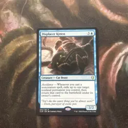 Displacer Kitten Commander Legends: Battle for Baldur's Gate CLB 063 MTG Magic - Image 1