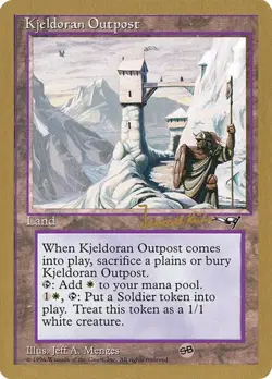 Kjeldoran Outpost World Championship Decks 1997 MP MTG - Image 1