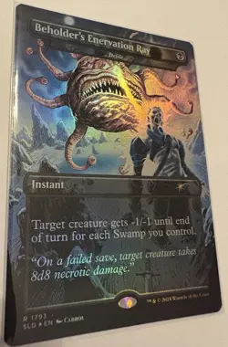 Beholder's Enervation Ray - Defile (Rainbow🌈 Foil) Secret Lair Drop Foil🌟 - Image 1