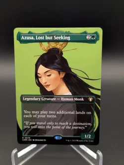 Azusa, Lost but Seeking (Borderless) Commander Masters Regular - Image 1