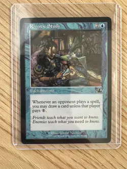 Rhystic Study - Prophecy- Magic the Gathering - MTG - Image 1
