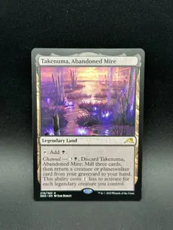MTG Takenuma, Abandoned Mire R Kamigawa: Neon Dynasty #278 - Image 1