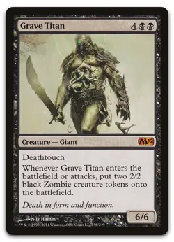 Grave Titan #98 (LP) Magic 2012 (M12) M12 Magic MTG - Image 1